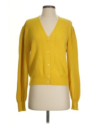 United Colors Of Benetton Women Yellow Cardigan 1