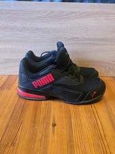 Puma Viz Runner Mens Size US 10 Black Red Mesh Athletic Running Shoes 192674-01