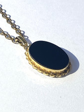 vintage pendant necklace 12ct gold plated true vintage jewellery