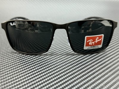 RAY BAN RB3721 186 87 Matte Black Dark Grey Men's 59 mm Sunglasses