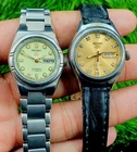 Lot Of Two Seiko 5 Vintage Automatic 17 Jewels Woman Wrist Watches Day Date