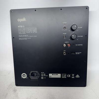 POLK AUDIO HTS 10 SUBWOOFER AMPLIFIER ORIGINAL OEM (*AMP ONLY!)