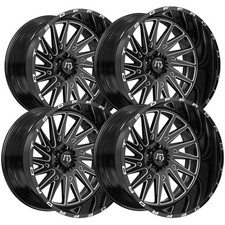 Set Of 4 Tis 547bm 22x12 8x170 -44mm Blackmilled-deep Wheels Rims 22 Inch Set Of 4 Tis 547bm 22x12 8x170 -44mm Blackmilled-deep Wheels Rims 22 Inch