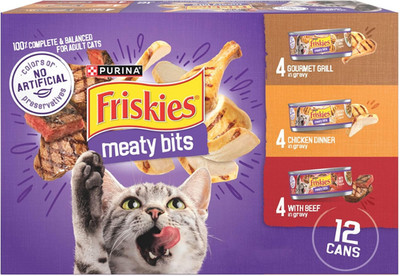 Purina  Gravy Wet Cat Food Variety Pack, Meaty Bits - (1 Packs of 12) 5.5 Oz. Ca