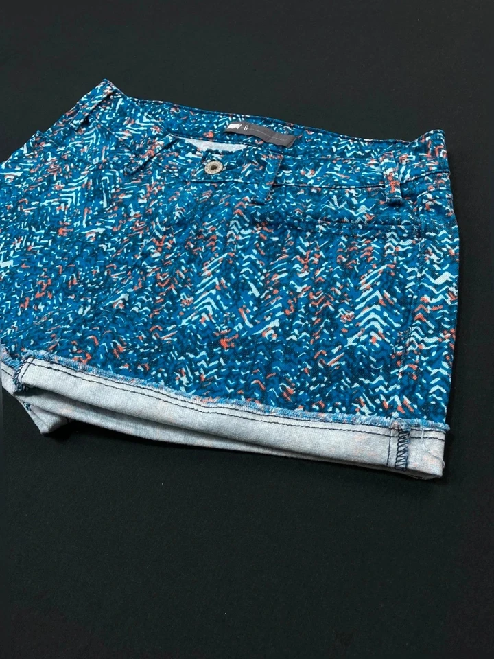 Levi's short denim Bleu stylé taille 6 FR36 femme #529 - Photo 4/4