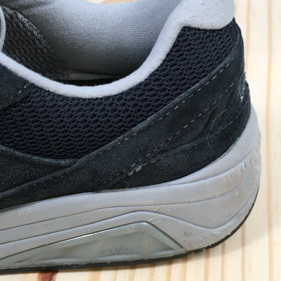 New Balance Zapatos Mujer 9 B 928v3 Deportivos Bajos Tenis Negros Gamuza Con Cordones Foto 4 de 4