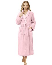 NY Threads Premium Womens Robe, Plush Fleece Long Bath Robe for Women, Fluffy...