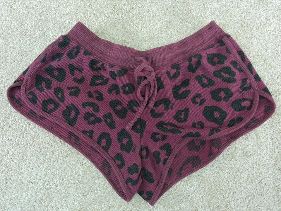 VICTORIA SECRET PINK Sleep Lounge Shorts Boxers sexy Purple thermal - Image 2 of 4