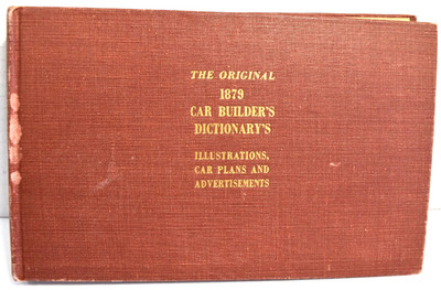 1879 Car Builder's Dictionary's Simmons-Boardman 1949 edition *GOOD CONDITION*