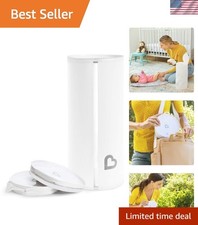 Toss Travel Diaper Pail - 3 Pack Holds 90 Diapers, Perfect for On-the-Go