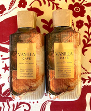 BATH  BODY WORKS VANILLA CAFE LOTION 8 OZ LOT OF 2 BOTTLES, NEW