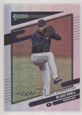 2021 Panini Donruss Season Stat Line 34/50 Blake Snell #162 5m1