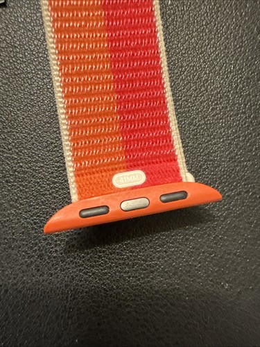 Apple Watch Sport Loop 41mm (38/40) Oryginalna nektarynowa piwonia OEM używana - Zdjęcie 3 z 8