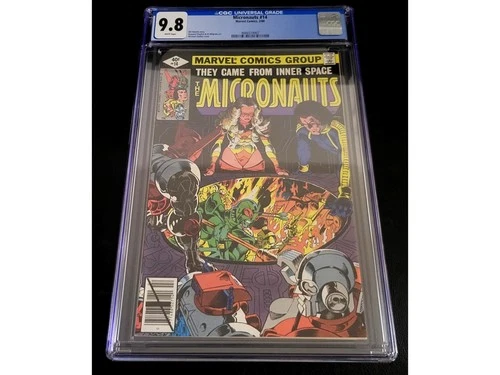 MICRONAUTS #14 CGC 9.8 WHITE PAGES HIGHEST GRADED GOLDEN CHAYKIN FANTASTIC FOUR