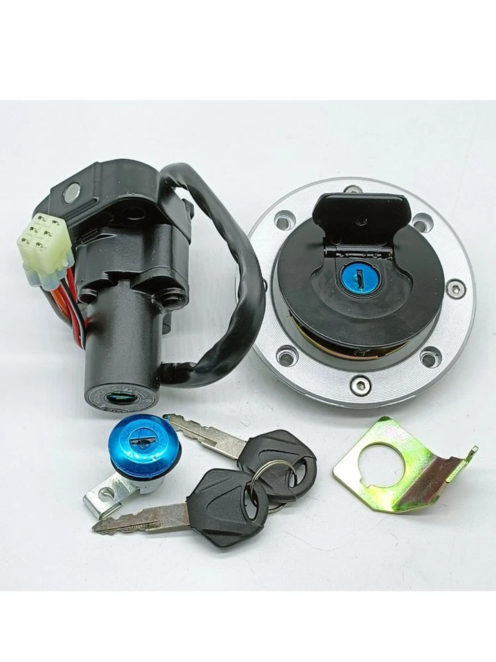 Interruptor de encendido bloqueo tapa de gas juego llave de bloqueo para Suzuki GSX1300R K3 Hayabusa 2003 Foto 4 de 4