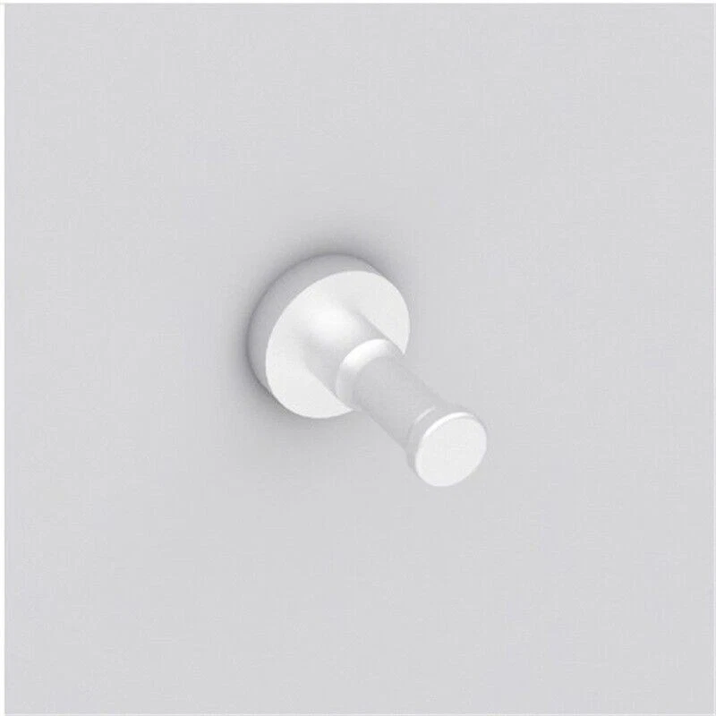 Wall Mounted Coat Robe Hooks Towel Clothes Bag Colorful Aluminum Hanger Hook Foto 4 de 4