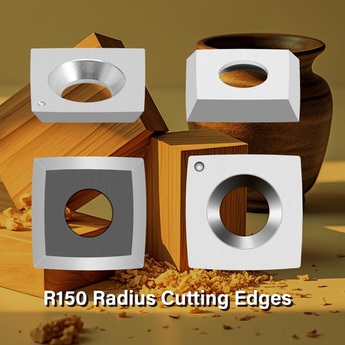 14.6mm Square Carbide Inserts Cutters Knives Blades with Radius 14.6×14.6×2.5... - Picture 3 of 8