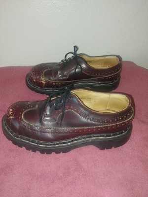 GRIPFAST STEEL TOE OXFORD BROWN LEATHER SHOES SZ 5 $$$ 39.00  display picture 2