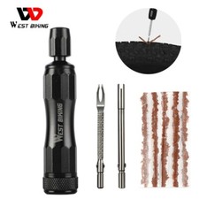 Image of WEST BIKING Tubeless MTB Tyre Puncture Repair Kit Bike Puncture Repair Tool