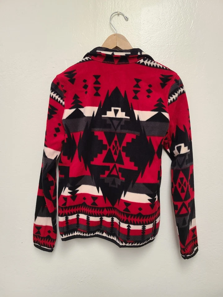 Ralph Lauren Active Cremallera Polar Chaqueta Ligera Suéter Talla Pequeña Rojo Foto 2 de 4