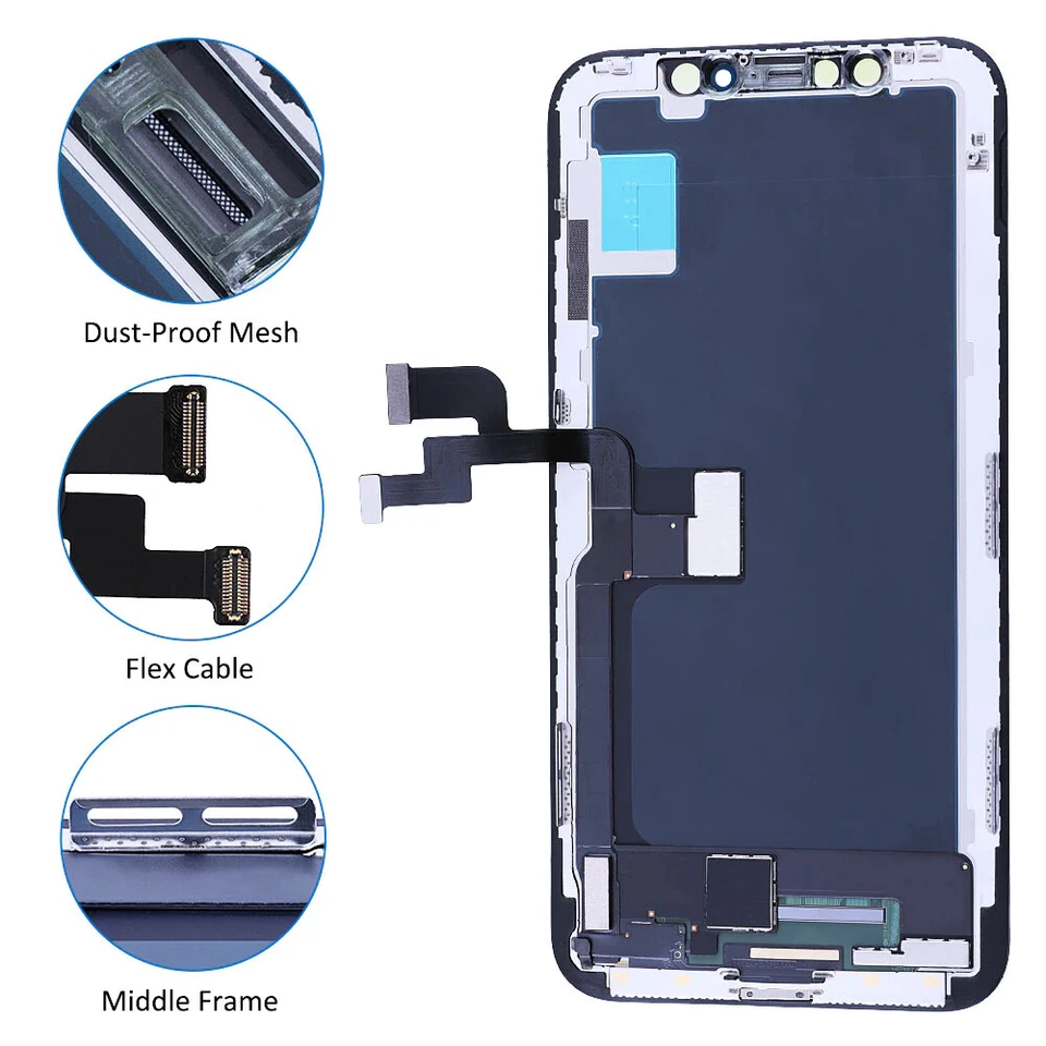 iPhone X XR S Max 11 12 3 4 5 6Pro Max LCD OLED Screen Replacement Touch Display - image 4 of 4