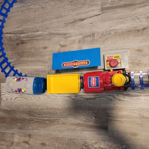 My First Buddys Train Set Buddyville R.R Easy Snap Tracks 1989 Tested Vintage - Picture 2 of 19