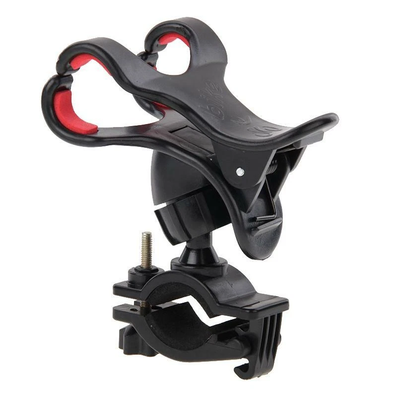 Universal Motorcycle Bike Bicycle Handlebar Cell Phone GPS Clip Holder Stand - Image 2 of 4