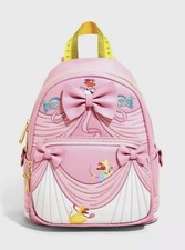 Loungefly Disney Princess Cinderella Pink Dress Mini Backpack NWT