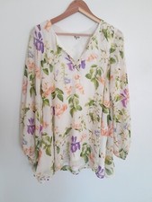 Show Me Your Mumu Floral Long Sleeves Jamie Tunic Size Small