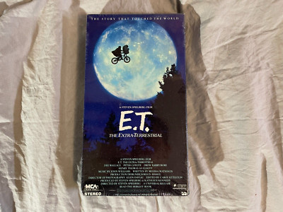 New E.T. The Extra Terrestrial VHS Tape 1988 MCA Factory Sealed Green Gate
