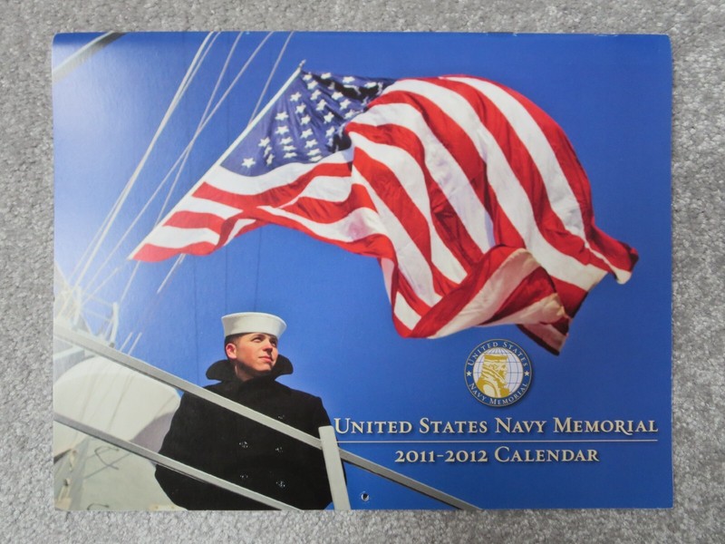 U.S. Navy Memorial 2012 Calendar - 16 Month - "Navy Sailors" Military Theme
