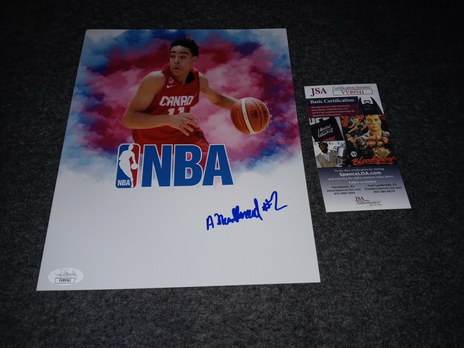 andrew nembhard Autographed Signed Gonzaga Bulldogs 8x10 Jsa Indiana pacers 