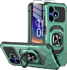 For Boost Mobile Celero 5G plus 2024 3Rd Version Case with Tempered Glass Scr