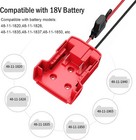 18v to 12v Step Down Converter for Milwaukee M18 Power Wheels Battery Adapter D