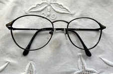 New Antique Gold Eyeglasses Rusted Black Frames  No Demo Lenses  Closeout SALE