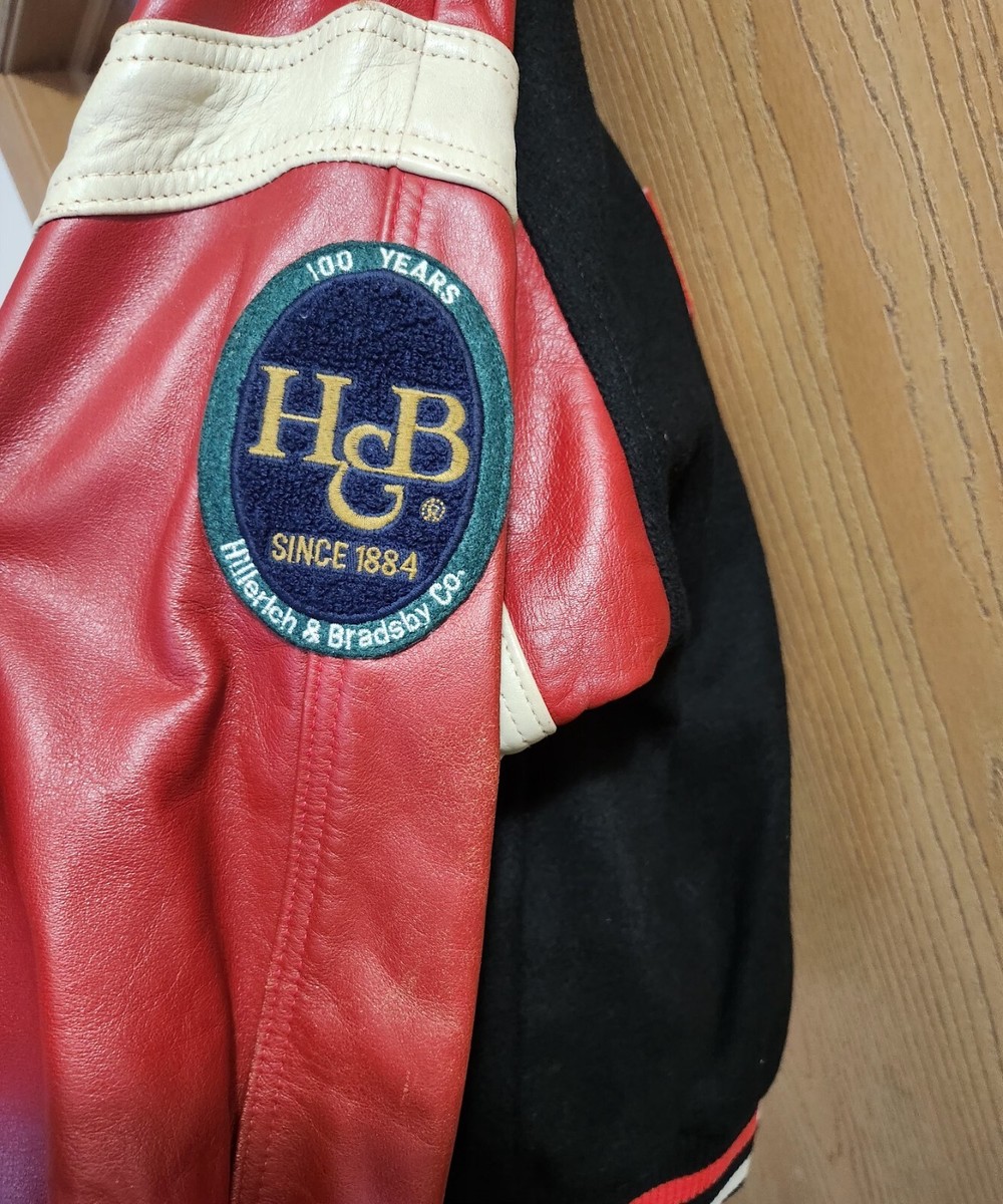 Vintage Louisville Slugger Baseball Wool Letterman Jacket Size L