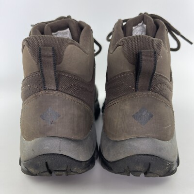 COLUMBIA Buxton Peak Mid II Brown Hiking Boots Mens Size 7 