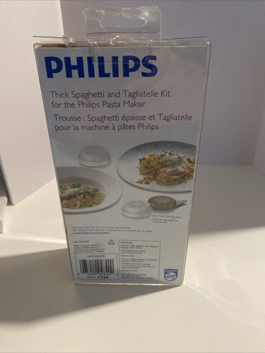 Philips Pasta Maker Shaping Discs HR2402/05 Thick Spaghetti and Tagliatellle - Picture 4 of 4