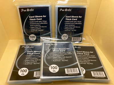football card plastic sleeves 400 Pack Card Sleeves Hard Plastic, Arjiekwei 3