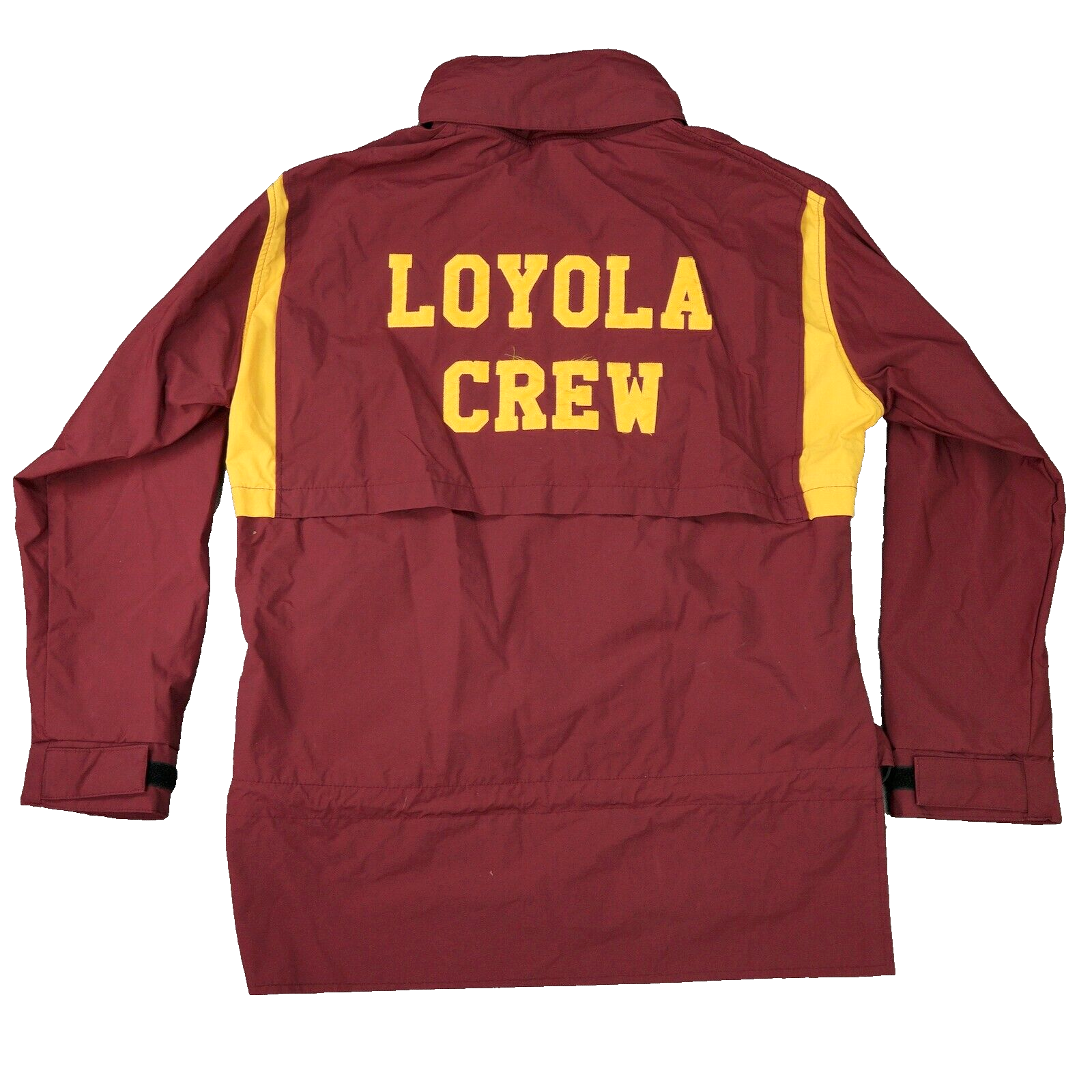 FILA Giacca Splash Vintage Loyola Academy Crew Grande Canottaggio Cucito Sportiva Liceo
