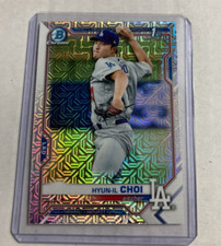 2021 Bowman Chrome #BCP-130- HYUN-IL CHOI Mojo Refractor SP Rookie 1st Bowman