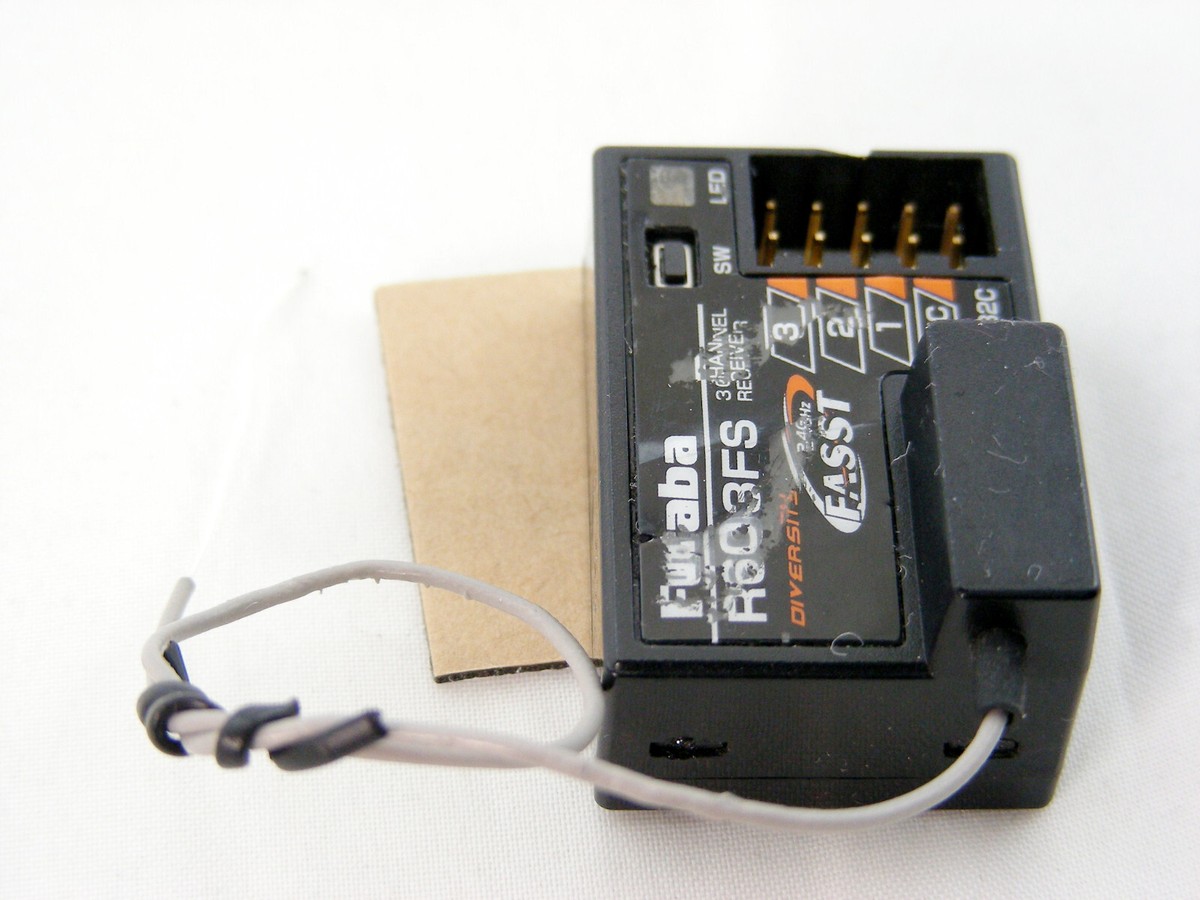 Futaba R603fs 2.4ghz FASST 3 Channel Receiver Futl7630 for