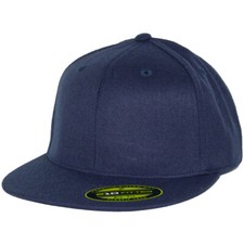 Flexfit 210 Fitted Flex Hat (Dark Navy Blue) ...