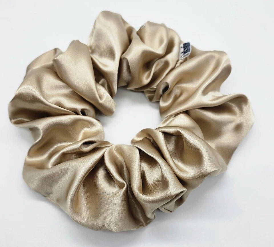 XXL Jumbo Women Charmeuse Red Satin Scrunchie Elastic Mothers Day Birthday - Image 4 of 4