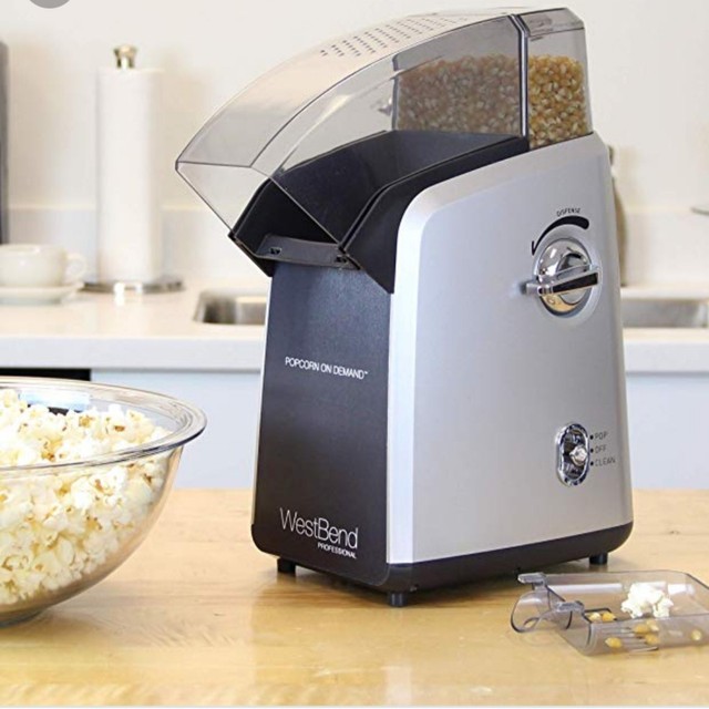 West Bend 82701 Popcorn on Demand Professional Hot Air Popcorn Popper