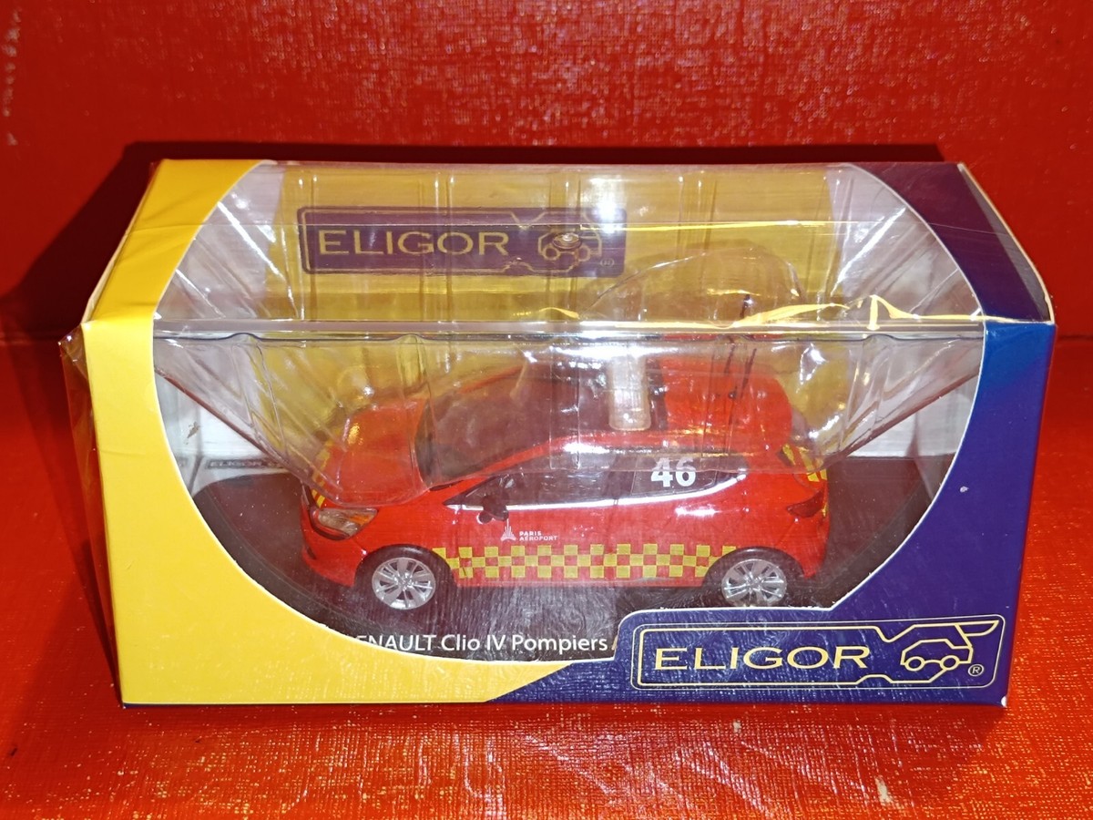 RENAULT CLIO IV Pompiers Aéroport De Paris 1/43 Eligor EUR 31,99