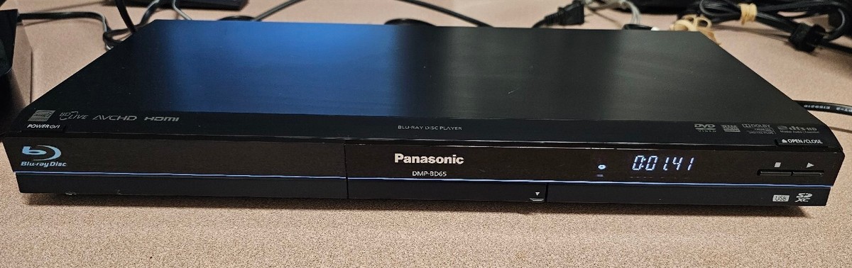 Panasonic Blu-Ray DVD Player DMP-BD65 HDMI 1080P Working No