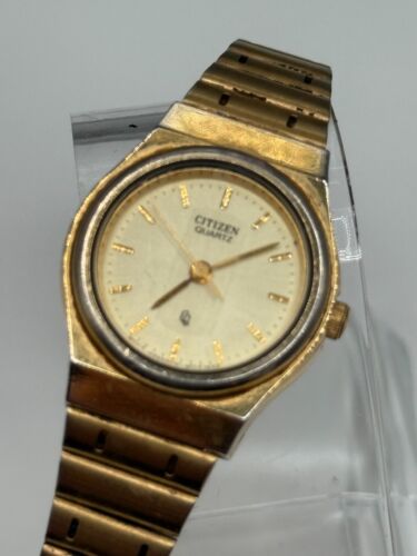 CITIZEN Ladies Gold-Tone Quartz Watch GN-4W-S ✦ Vintage Charm ✦ New Battery! - Picture 3 of 9