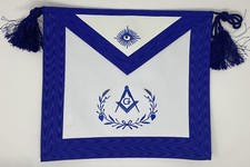 Freemason Masonic Master Mason Apron with Rope  Tassel