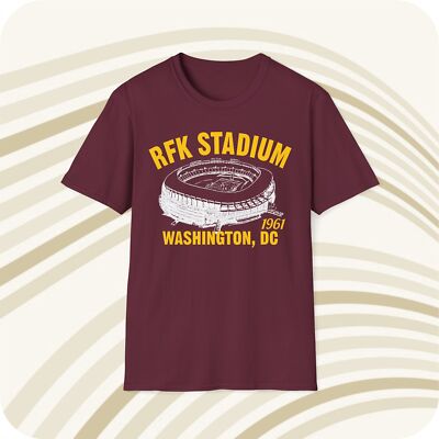 RFK Stadium 1961 Classic Cut Football T-Shirt - Washington Commanders
